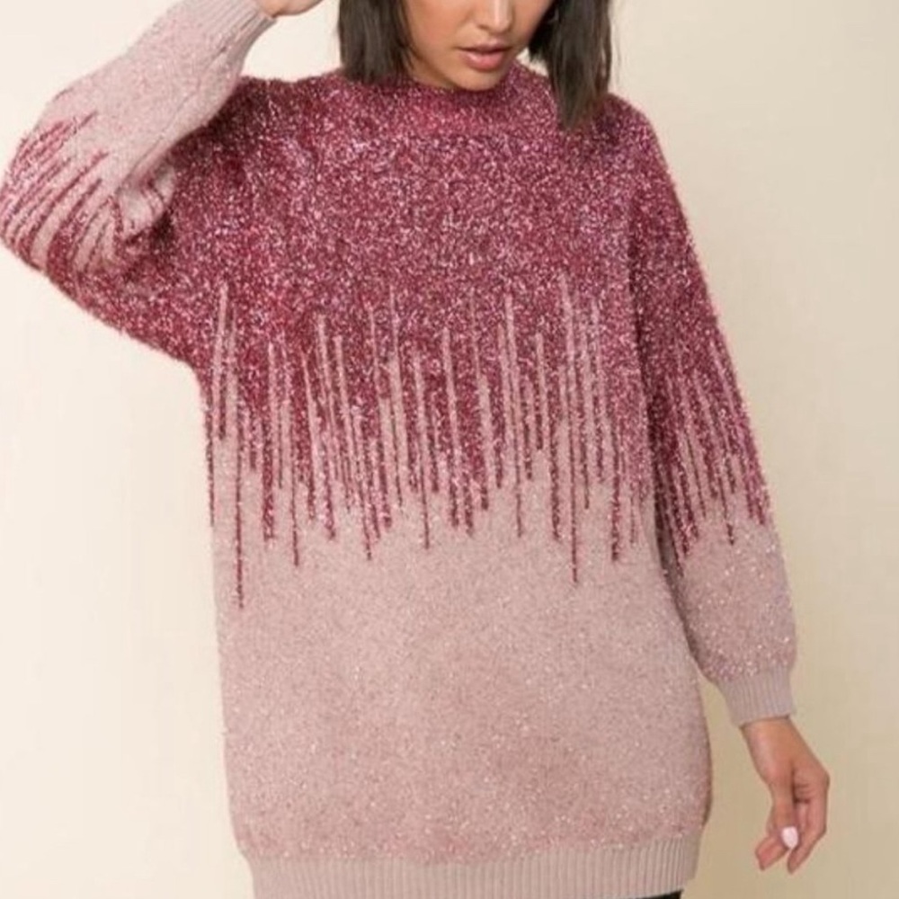 Raga Anthro Sparkly Ombré Sweater